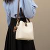 Bags women's bags new leather messenger bucket bags portable summer high-end versatile shoulder bags