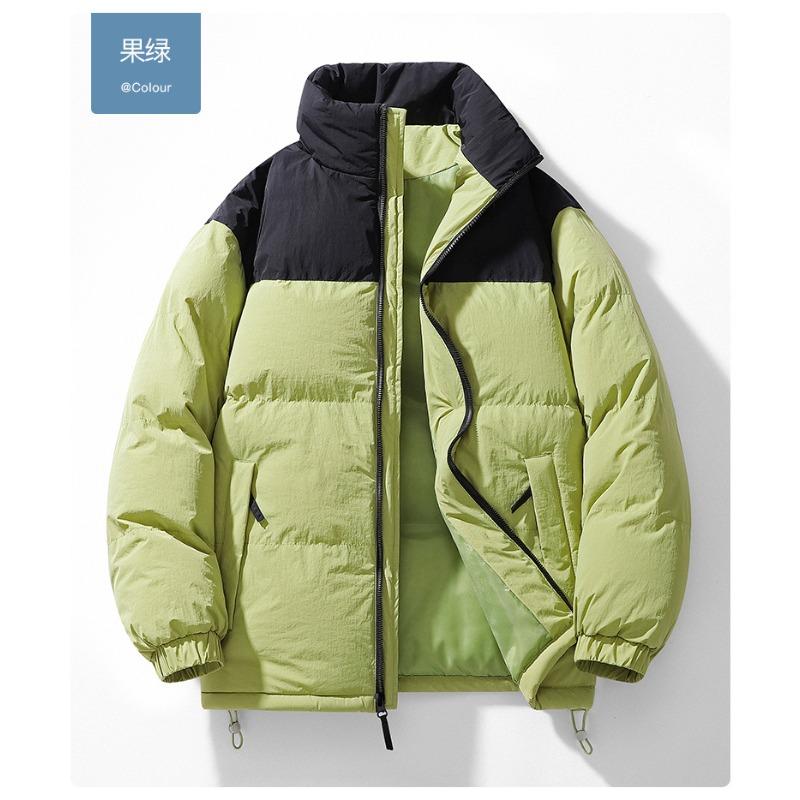 New men's and women's winter cotton-padded jacket large size couple's sports trend thickened warm bread jacket