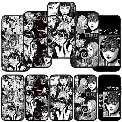 For Samsung Galaxy S24 S23 iPhone 16 15 14 Xiaomi Redmi Note 13 12 11 Plus 9 Pro Max X XR Phone Case Anime Tomie Cartoon Junji Ito OPPO Huawei Cover