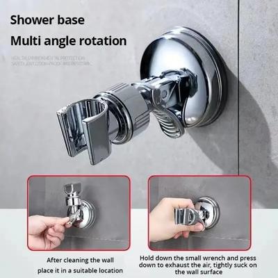 Ayarlanabilir Duş Rafı Vakumlu Tip Lotus Kanopi Braketi El Duş Başlığı Banyo Nozulu Sabit Taban