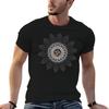 Camiseta de Yoga Om Mandala Manga Corta de Rendimiento para Entrenar