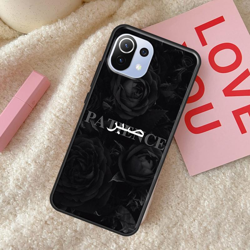 Sabr Patience Back Case For POCO X4 Pro F1 F2 F3 X3 GT M3 M4 X3 Pro Cover For Xiaomi 11T 12 Pro 11 Lite