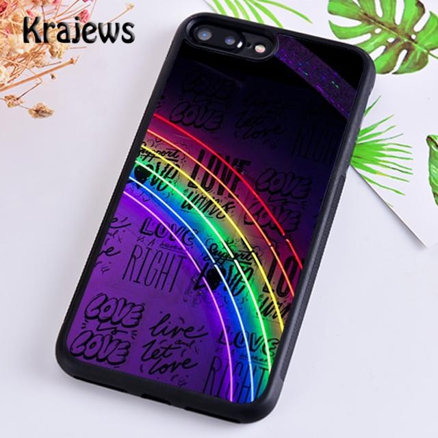 Krajews LGBT Love Wins Soft Phone Case Cover For iPhone 14 5 SE 6s 7 8 Plus X XR XS 11 12 13 Pro Max Samsung Galaxy S21 S22ultra