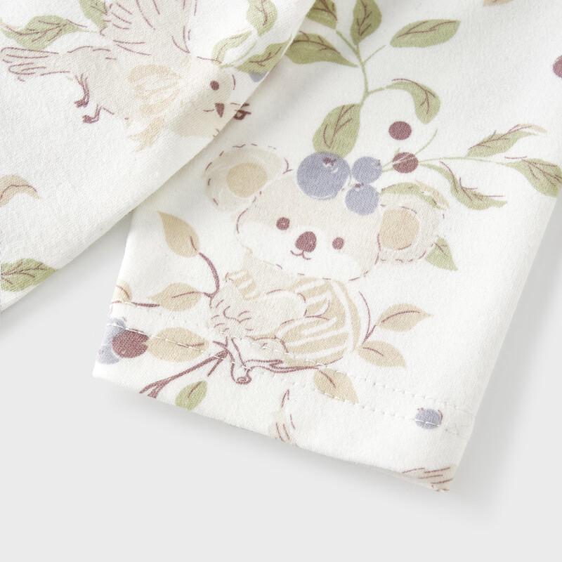 TONGTAI Baby Pure Cotton Long Sleeve Bodysuit