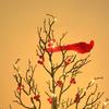 Vintage Glowing Tree with Birds LED Christmas Tree Lamp Adjustable Branches Warm Lighted Branches Halloween Christmas Decorations