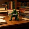 Military Collection Ornament 3D Printed Soldier Pen Pencil Holder Stand for Desk, All-in-one Stationery Display Stand, Creative Holder, Decorations