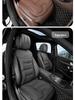 Universal Ventilated Car Seat Cushion for BMW, Mercedes-Benz & Xiaomi - Four Seasons, Lumbar Support, Rear Integrated, Single Driver Seat.