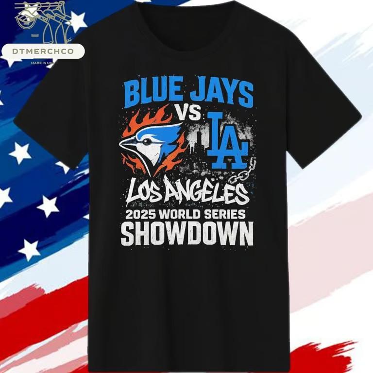Футболка унисекс: Противостояние Blue Jays и Dodgers в Мировой серии 2025 L