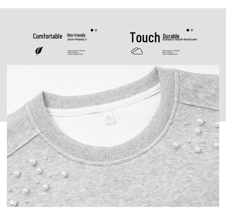 2026 Men's Beaded Summer Short Sleeve T-Shirt & Shorts Set
