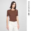 Women's Acetate Silk Slim Knit Top