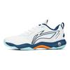 Li Ning Casual Versatile Non-Slip Wear-Resistant Low-Top Badminton Shoes Unisex Shoes White Denim-Blue AYZT003-2