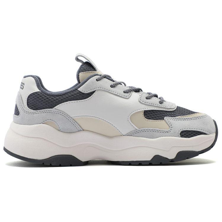 MLB Big Ball Chunky Textile, Artificial Leather Cushioning Height Increasing Low top Chunky Sneakers Unisex Gray 3ASHC3S1N-50CGS
