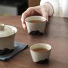 Mountains & Rivers Ash Glaze Travel Tea Set