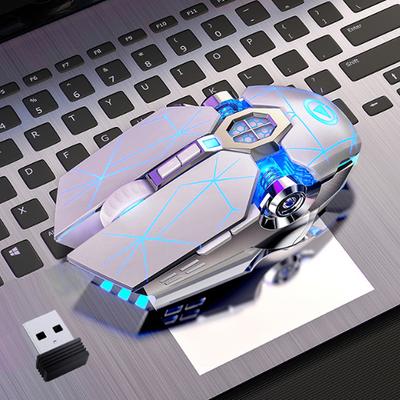 Ασύρματο Ποντίκι Gaming 7 Κουμπιά LED Οπτικό USB Ποντίκι Υπολογιστή Ποντίκια Gamer Αθόρυβο Ποντίκι για PC Laptop