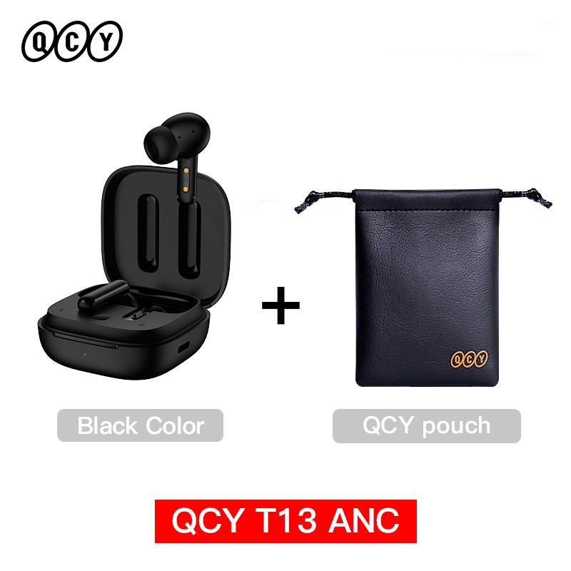QCY T13 ANC Wireless Earphones Bluetooth 5.3 TWS ANC Noise Cancellation Headphone 4 Mics ENC Headset In-Ear Handfree Earbuds 7