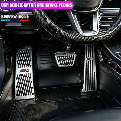BMW M Sport Pedal Kit Clutch Brake Accelerator Aluminum Foot Pedals Stickers For BMW G80 G06 G07 G42 G14 G15 G16 F82 F20 F21 F83 Cysh69 Nmpv6