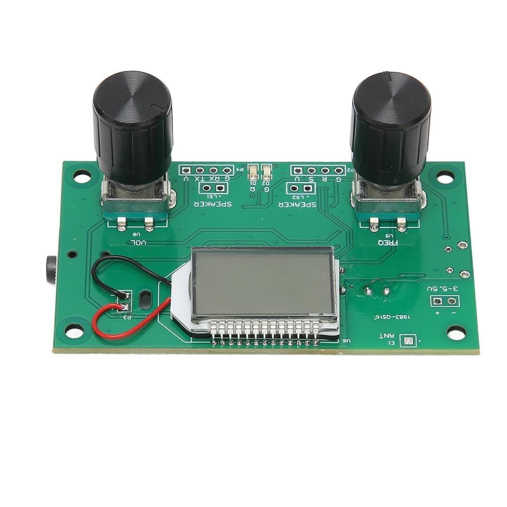 Automatic Search FM Receiver Module Stereo Output Digital FM Receiver  for LCD Display
