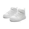 Puma Rebound V6 Synthetic Leather Comfortable Versatile Mid-Top Kids Sneakers Kids Sneakers White Gray 393832-05