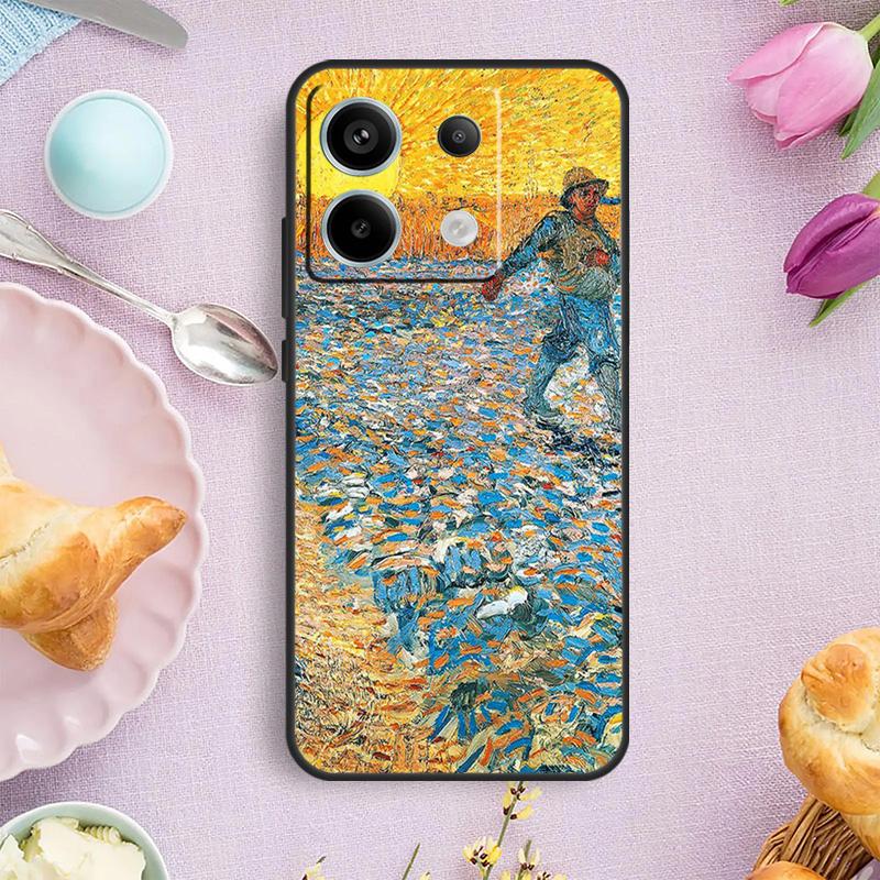Van Gogh Oil Painting Case For Xiaomi Redmi Note 14 10 11 12 13 15 Pro Plus Cover For Redmi 15 15C 13C 12C 10C 14C