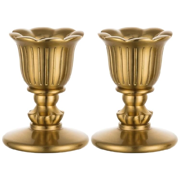

Copper Gold Candlestick Holders Taper Candle Holders Decorative Candle Stand for Table Centerpieces Wedding,Home Decors