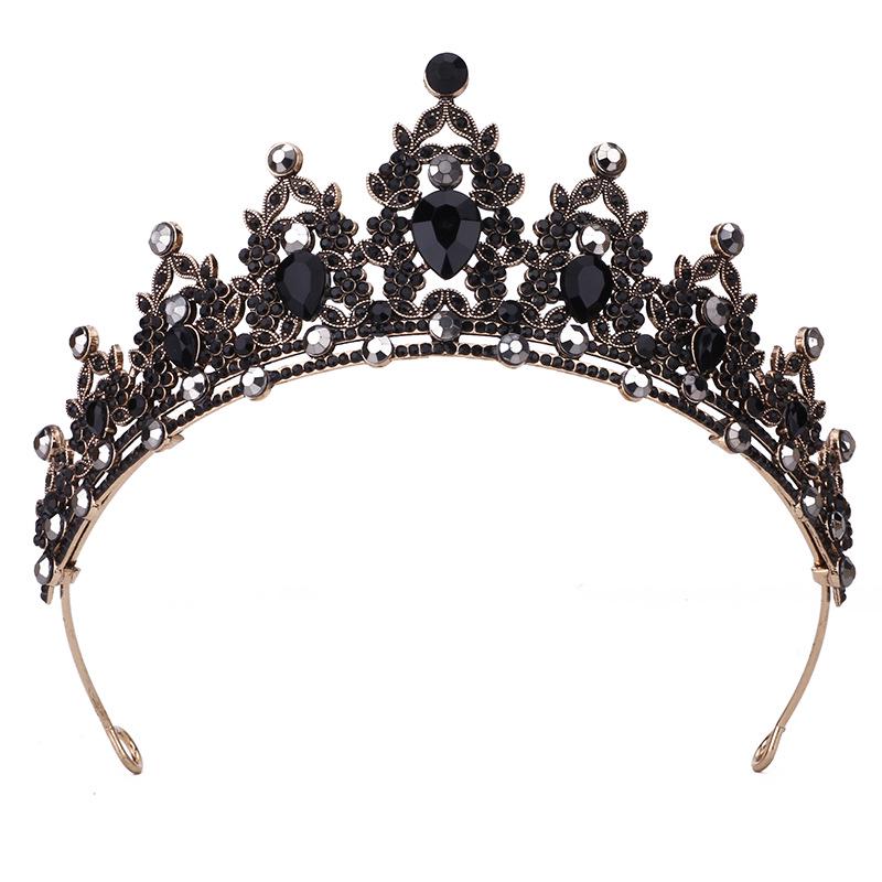 Königliche Kristall Barock Königin Krone Stirnband für Braut oder Geburtstag