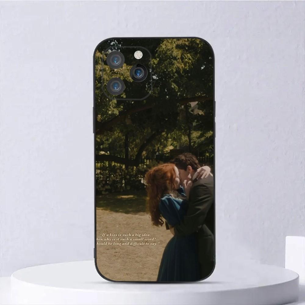 A-Anne With An E Phone Case For iPhone 16,15,14,13,12,11,Plus,Pro Max,XS,X,XR,SE,Mini,8,7 Soft Silicone Black Cover iPhone13