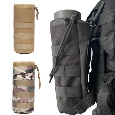 Outdoor Molle Water Bottle Bag Pouch Holder Travel Camping Hiking Cycling Fishing Hunting Water Bottle Kettle Carrier