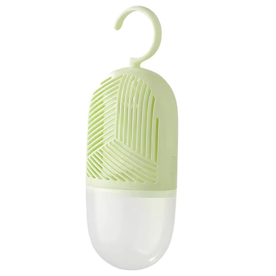 

Коробка для осушения одежды, многоразовые подвесные осушители, пакеты с защитой от плесени, с водосборником и крючком для гардероба, шкафа зелёный