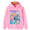 New KPop Demon Hunter Cartoon Girls Boys Hoodies Children's Korean Wave Print Fashion Casual Tops Casual Girls Clothing Warm