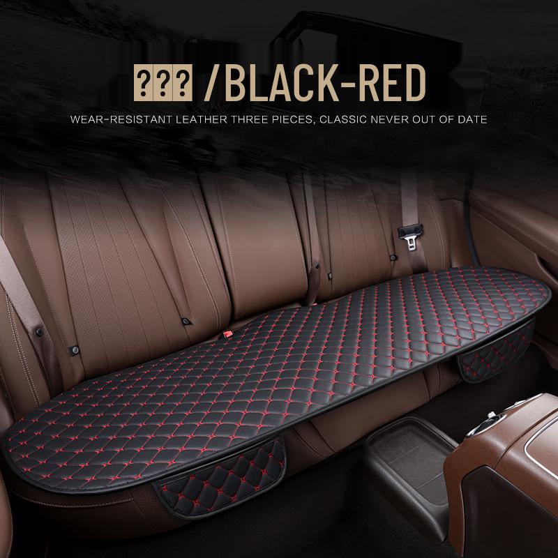 Universal Leather Car Seat Cushion Set: Non-Slip, Ergonomic, Four-Season Use for Five Seats