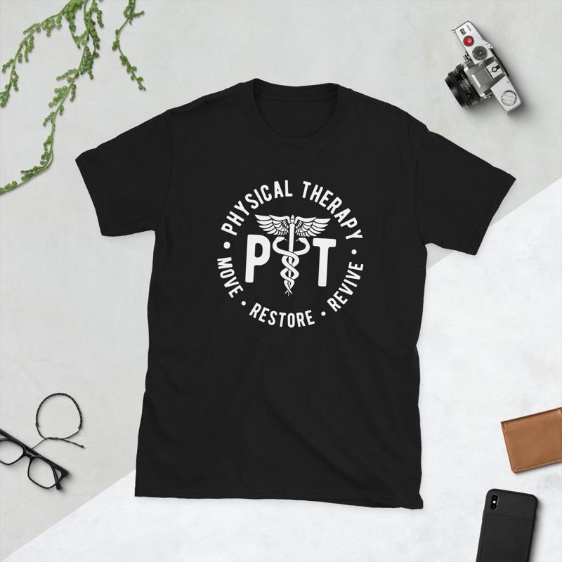 Physical Therapy Caduceus PT Therapist S T Shirt