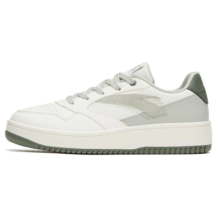 

new Anta Life Collection 0 Sensitivity Anti Slip And Wear Resistant Lightweight Low Top Skateboard Shoes Women s White Gray 36