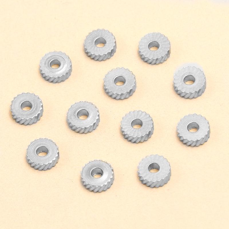 Two-Color Striped Stainless Steel Beads, 4-8mm DIY Jewelry Spacer Accessories