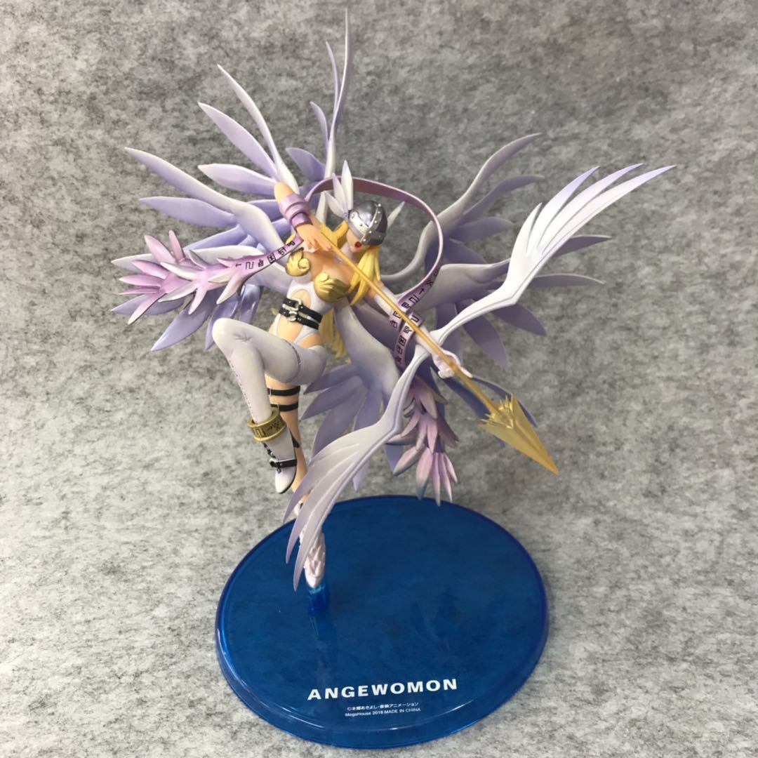 Digimon Adventure Cartoon Anime Angewomon Action Figure Scene Angel Figurine Pvc Model Doll Collection Toys Birthday Gift
