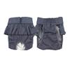 Dog Female Menstrual Panties Cotton Denim Style Small Medium Breeds Like Teddy Corgi M L XL 2XL 3XL