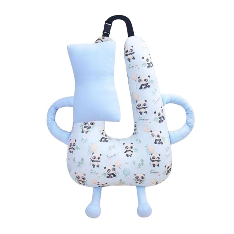 Portable Infant Neck Rest Support Pillow For Car Seats Strollers Comfortable Polyester Filling Easy To Clean Headrest