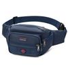 Unisex Multifunctional Waist Bag Large Capacity Waterproof Oxford Business Pack Trendy Crossbody Chest Bag for Travel Work