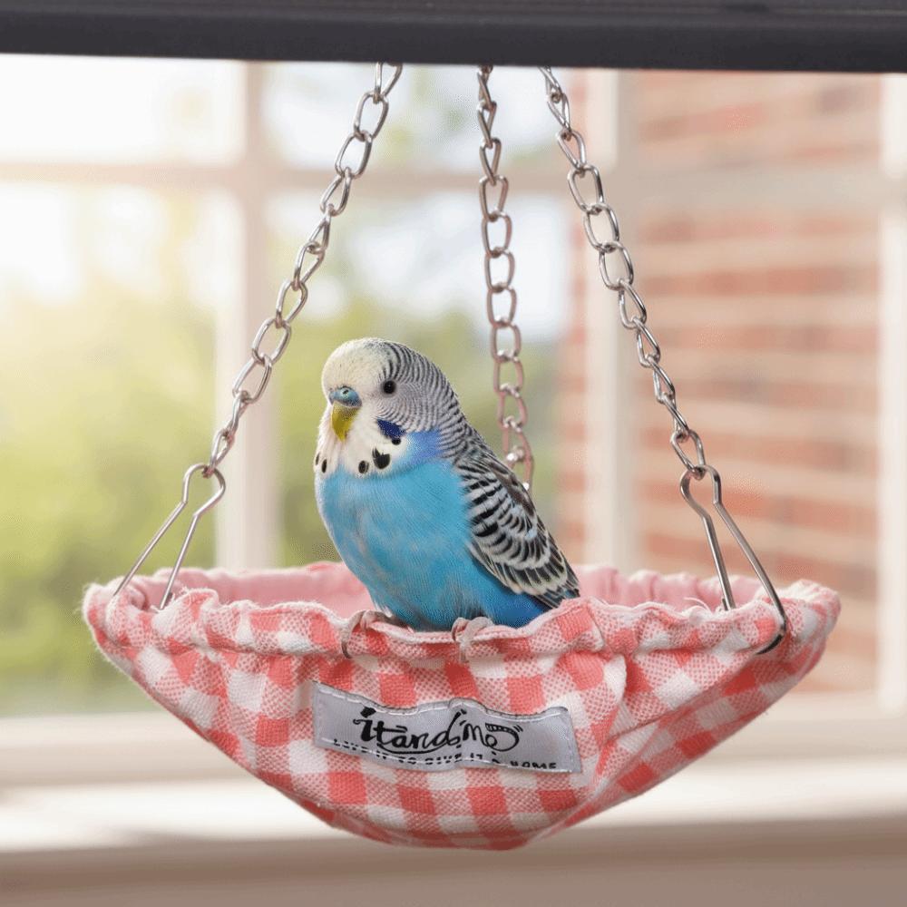 Bite Resistant Hanging Bird Nest Scratch Resistant Bird Cage Bed Bird Climbing Swing  Hatching