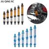 2Pcs Metal Shock Oil Damper Suitable for 1/10 Remote Control Crawler Vehicle Axial SCX10 90046 AXI03007 TRX4 TRX6 Upgrade Parts