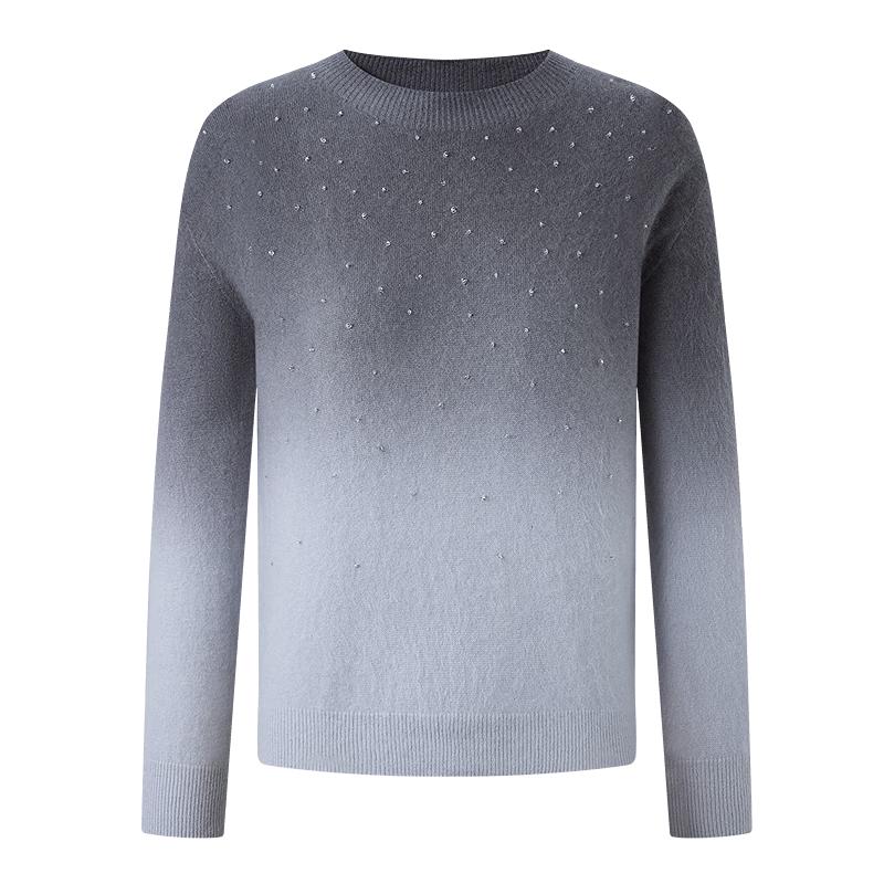 PORTS Women's Cashmere Knit Long-Sleeve Pullover Sweater