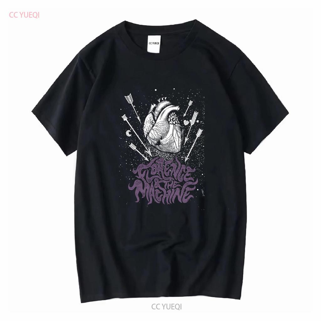 Florence And The Machine Tričko Vintage Texty z alba vintage Opraný top Pro každodenní nošení Měkký Pohodlný Ležérní Mírně