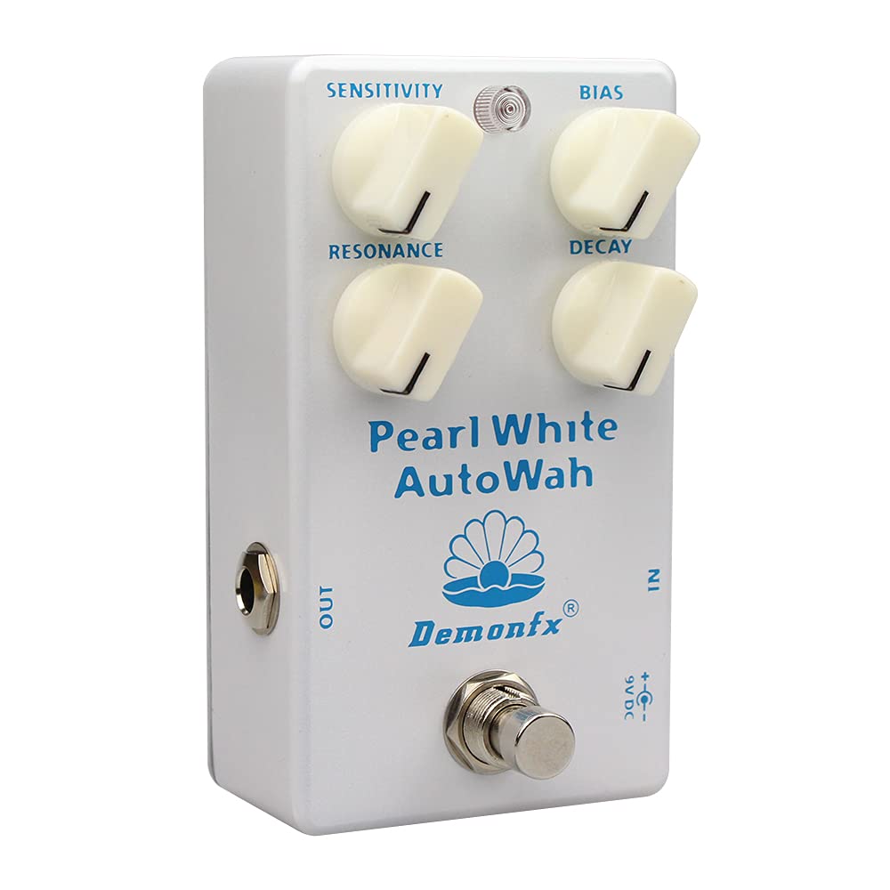 Demonfx Pearl White Auto Wah Effect Pedal Wah/Auto
