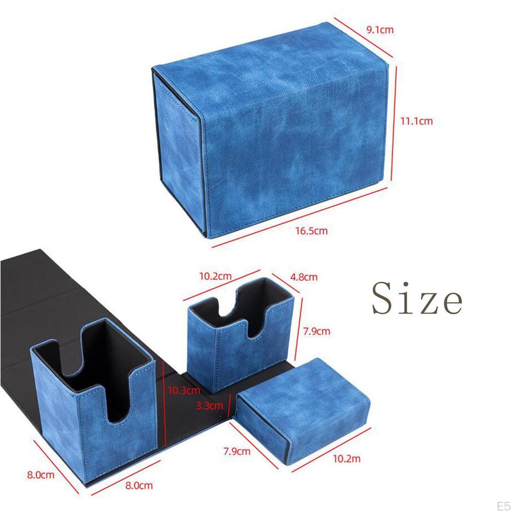 Card Deck Box, Playing Holder, Trading Case, Large Deck, Storage Box for