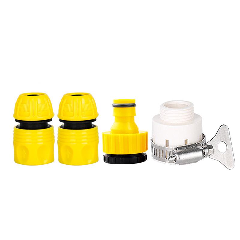 

4-Piece Universal Quick-Connect Water Pipe Nozzle Set