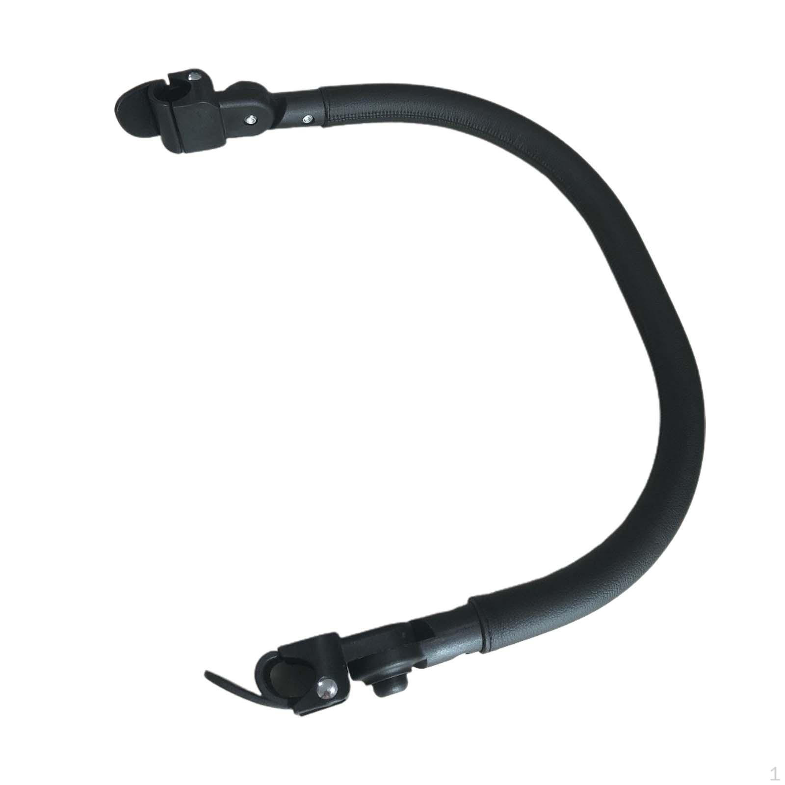 Armrest Handle Universal Detachable Adjustable Handlebar Stroller Protective for Crossbar PU leather