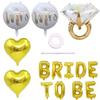 Rose Gold Bride To Be Letter Foil Balloon Love Ballon Wedding Engagement Decor Bachelor Party Wedding Bridal Shower Supplies