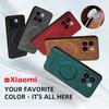Shockproof Magnetic Phone Case For Xiaomi 14 13 12S Ultra 12 11 Lite 5G 12X 12S 11T 13T Pro Vintage Classic Leather Matte Cover