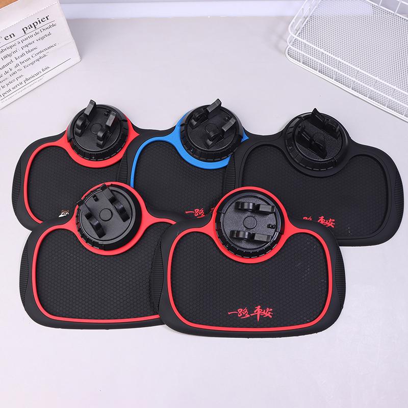 Biltelefonholder Pad Matte Med Parkeringsnummerplate Auto Dashbordpute Bil Dashbordorganisator