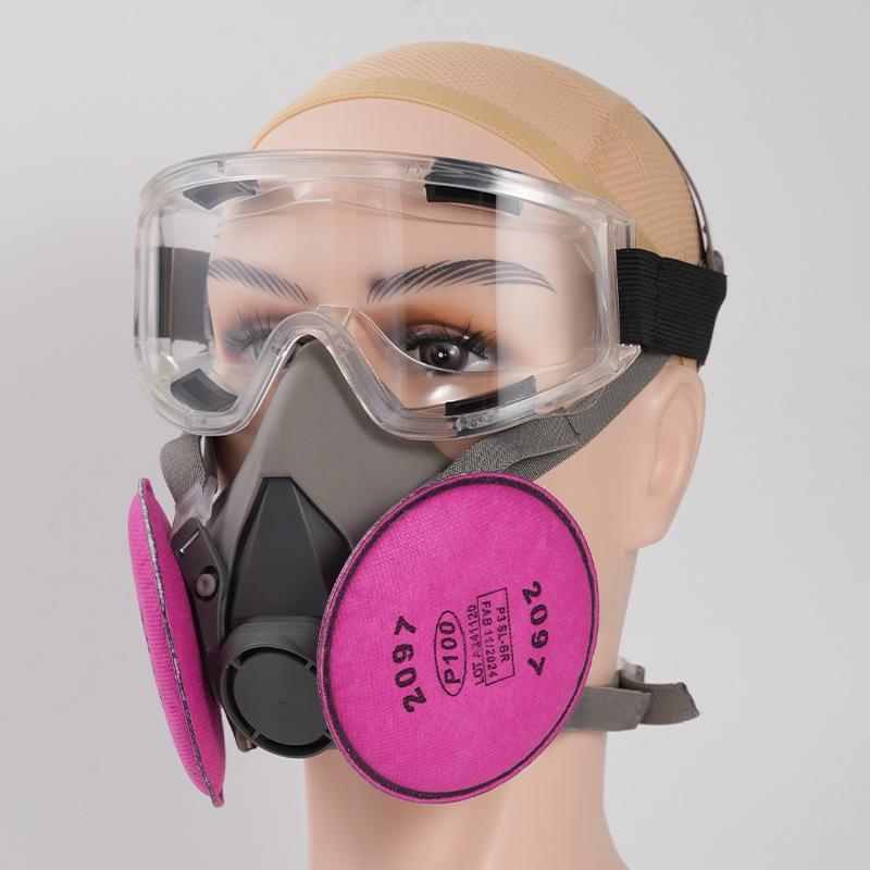 Industrial Respirator Gas Mask for Dust, Smoke, and Toxic Protection