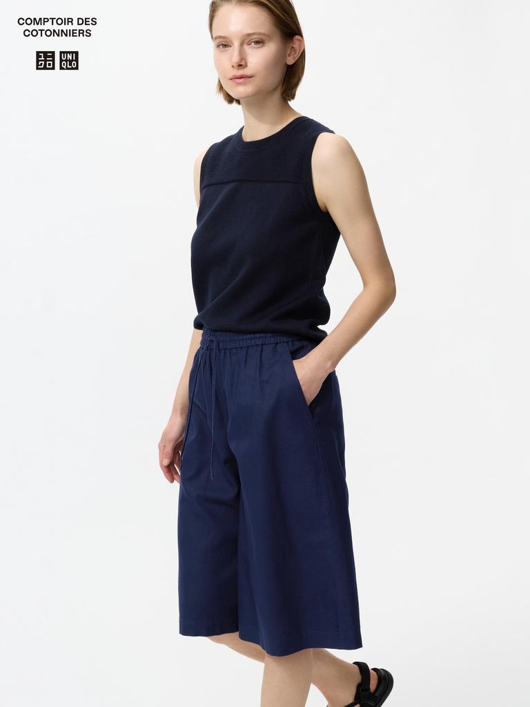 Uniqlo Japan Linen Blend Culottes